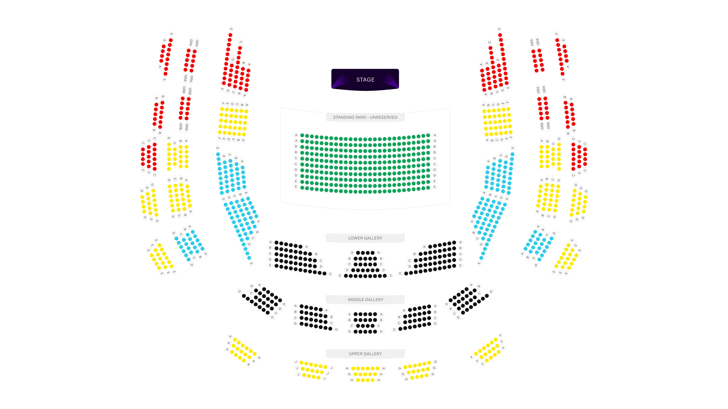 Shakespeare s Globe Seating Plan London
